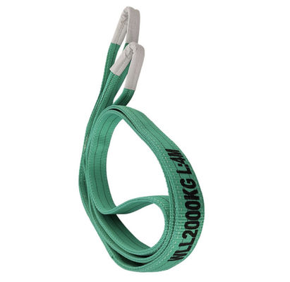 kopen Blauwe synthetische hefsling plat patroon ideaal voor zware lading rigging en veilig materiaal beweging in industriële omgevingen online manufacture