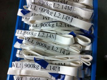 kopen De veiligheidsfactor 5 tot 1 Eindeloze Singelband slingert Witte Beschikbare de Kleurenoem van 900kg online manufacture
