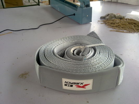 kopen Gepersonaliseerd logo Truck Recovery Straps Winch Extension Straps MBS 8000 KG 75mm online manufacture