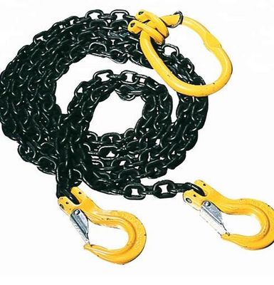 kopen Op maat gemaakt Lifting Chain Slings, G80 Twee Leg Chain Sling voor Lifting en Rigging online manufacture