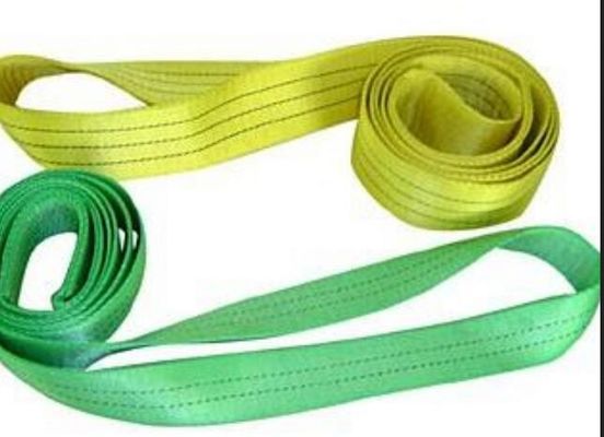 kopen 4 Inch Eye And Eye Sling Polyester Materiaal 11500 LBS Kraan Slings Rigging online manufacture