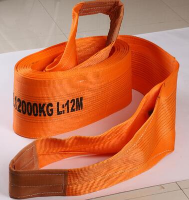 Kopen 12 ton 7:1 Double Eye Webbing Sling fabrikant. CE / GS gecertificeerde polyester lifting sling leverancier in China. online vervaardiging