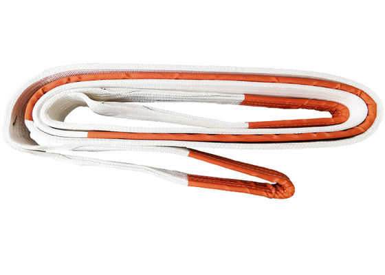 kopen Duplex oog - Oog polyester platte bandweefsel hijsband plat geweven industriële hijsband riem online manufacture