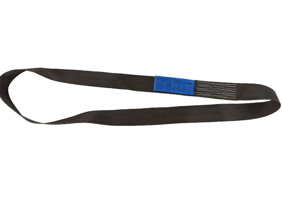 kopen EN1492-1 Zwarte platte kant webbing Sling Lifting Sling Webbing Strap 0.5T online manufacture