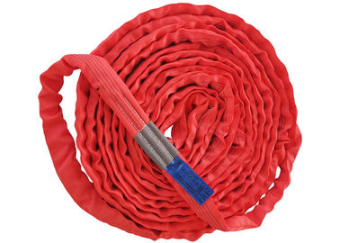kopen De rode Eindeloze Polyester van 5T om de Weerstand van de Slingeroxydatie met Blauw Etiket online manufacture