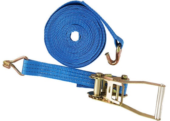 kopen Lashing Belt Ratchet Tie Down Riemen Met Haken slijtvast Blauwe Kleur online manufacture
