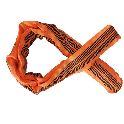 kopen 10 ton (10T) Polyester ronde hefsling - eindeloos type, EN 1492-2, 7:1 Veiligheidsfactor, oranje kleur online vervaardiging