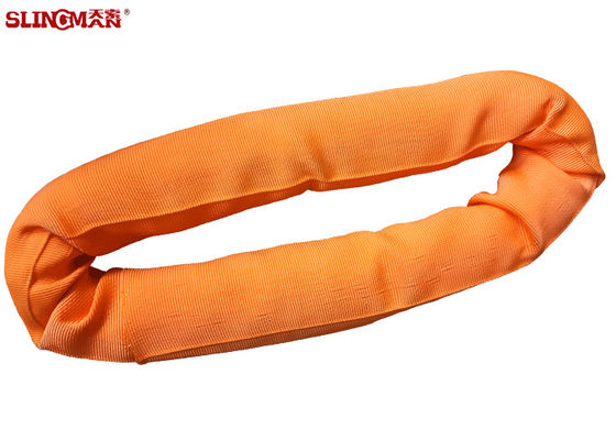 kopen De zachte Oranje Eindeloze Slingers van de 20 Tonpolyester, Oog aan Oog Duplex Opheffende Slingers online manufacture