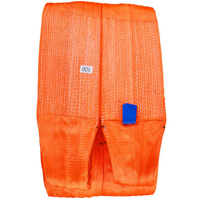 kopen Duplex Webbing 60T Polyester Hijsband Oranje Kleur online manufacture