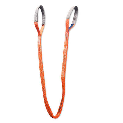 kopen Enkele / Duplex Laag Platte Webbing Sling 1T 2 Meter Oranje Kleur online manufacture