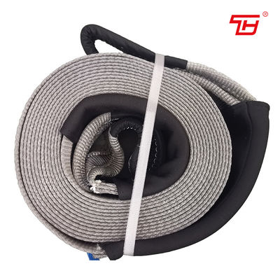 kopen 12ton Terugwinning van Tow Straps For Truck Kinetic van de autotractie de Nylon Op zwaar werk berekende online manufacture