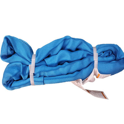 kopen Verticale 23000 LBS Polyester Rondstroppen Blauw WSTDA Standaard online manufacture