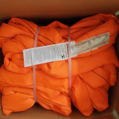 kopen Polyester eindeloze ronde sling zware functie verticale 26000 lbs met geweven script online manufacture