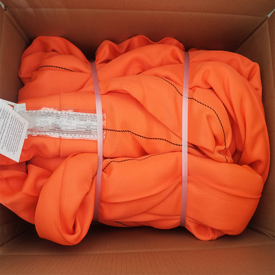 kopen Het Weefselpolyester van de jasjekeperstof om Slinger Eindeloze Oranje Kleur Verticale 40000 pond online manufacture