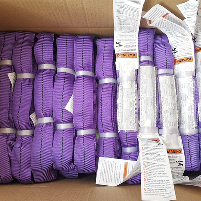 kopen De Purpere Scheur Bestand Verticale 3000 pond van de de Polyester Opheffende Slinger van het keperstofweefsel online manufacture