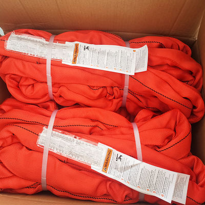 kopen OEM Heavy Duty Polyester Endless Round Sling Rood Verticaal 7 ton online manufacture