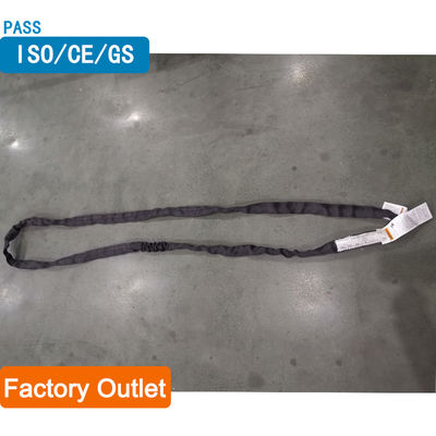 kopen Jacket Twill Weave Polyester Ronde Sling Zwart Heavy Duty Verticaal 2 ton online manufacture