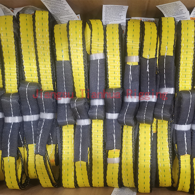 kopen 1“ x 6FT 1“ de Polyester Opheffende Slinger met 2 lagen met 2 lagen van het Draaioog met het Zwarte Stootkussen van de Polyesterslijtage voor oogversterking online manufacture